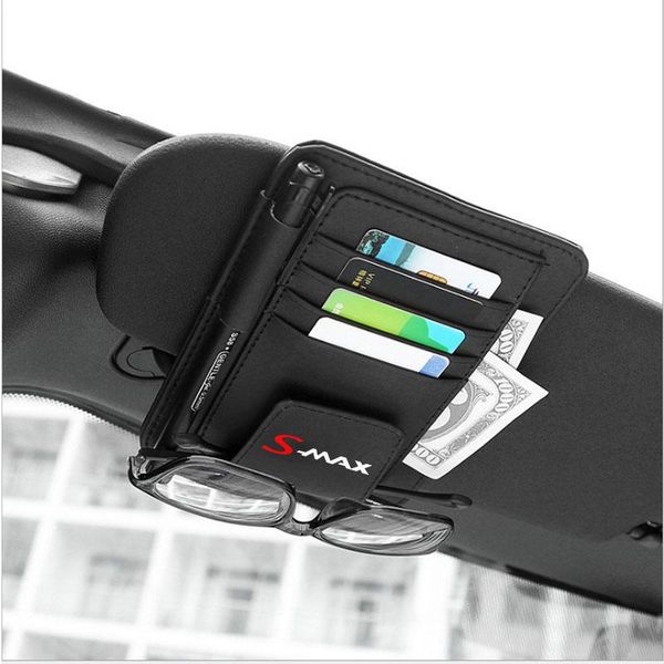 car organizer pu leather visor card storage sun tool pouch bag pen glasses holder for smax
car organizer pu leather visor card storage sun tool pouch bag pen glasses holder for smax