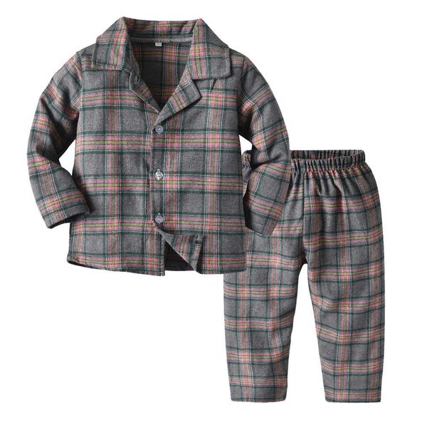 children's home clothes plaid ground wool long sleeve pajamas elastic band pajamas children's home clothes suit leisure style, Blue;red
children's home clothes plaid ground wool long sleeve pajamas elastic band pajamas children's home clothes suit leisure style, Blue;red