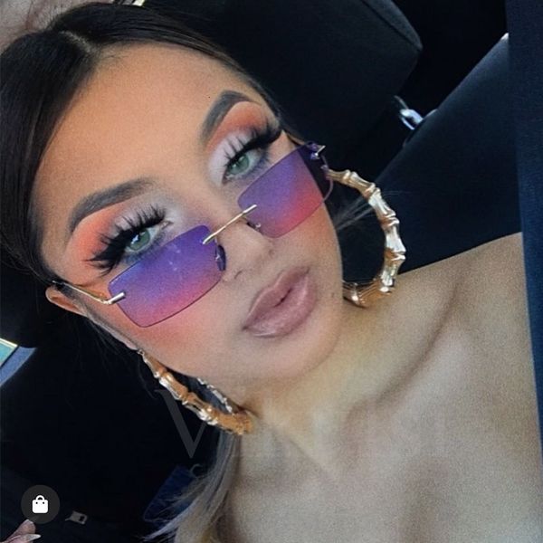 sunglasses luxury brand small rectangle women 2021 grey pink shades for 90s vintage rimless square uv400a517, White;black
sunglasses luxury brand small rectangle women 2021 grey pink shades for 90s vintage rimless square uv400a517, White;black