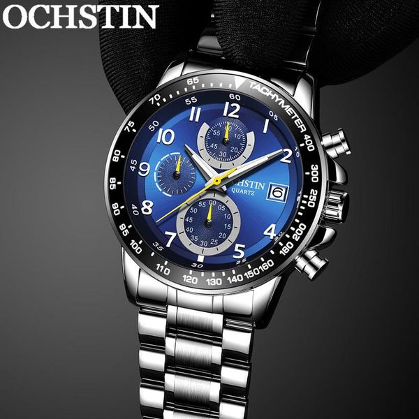 wristwatches ochstin man wristwatch chronograph sport men watch military army blue dial stainless steel male clock gift 611, Slivery;brown
wristwatches ochstin man wristwatch chronograph sport men watch military army blue dial stainless steel male clock gift 611, Slivery;brown