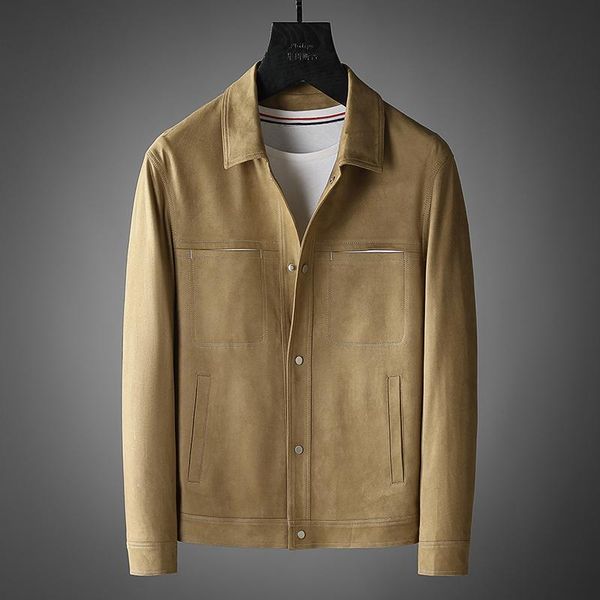 men's jackets 2021 light luxury texture wrinkle resistant non ironing elastic deerskin velvet jacket autumn handsome lapel casual coat, Black;brown
men's jackets 2021 light luxury texture wrinkle resistant non ironing elastic deerskin velvet jacket autumn handsome lapel casual coat, Black;brown