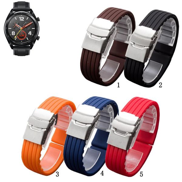 watch bands 20mm 22mm soft silicone band rubber strap for huawei gt 2 2e gt2 pro honor magicwatch replacement, Black;brown
watch bands 20mm 22mm soft silicone band rubber strap for huawei gt 2 2e gt2 pro honor magicwatch replacement, Black;brown