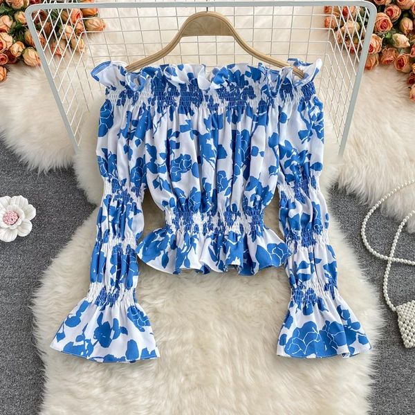 women's blouses & shirts off shoulder blusas women chiffon causal blouse woman long sleeve floral print shirt femme crop, White
women's blouses & shirts off shoulder blusas women chiffon causal blouse woman long sleeve floral print shirt femme crop, White