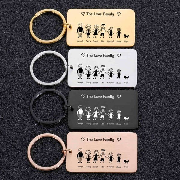 keychains love cute keychain engraved family gifts for parents children present keyring bag charm families member gift key chain, Silver
keychains love cute keychain engraved family gifts for parents children present keyring bag charm families member gift key chain, Silver