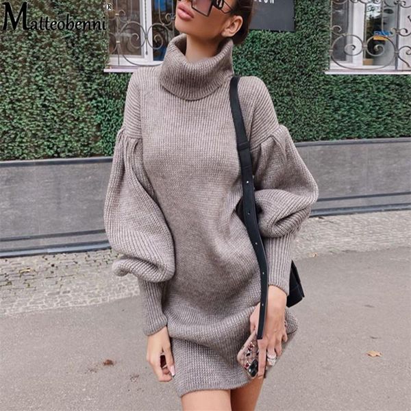 fashion women casual turtlenecck long puff sleeve knitted pullover sweater dresses party winter 2021 khaki white mini dress, Black;gray
fashion women casual turtlenecck long puff sleeve knitted pullover sweater dresses party winter 2021 khaki white mini dress, Black;gray