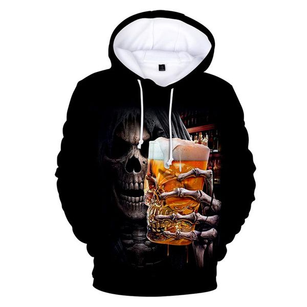 men's hoodies & sweatshirts fashion print skull beer cool 3d pullover sport skateboard men women hoodie long sleeve harajuku hooded, Black
men's hoodies & sweatshirts fashion print skull beer cool 3d pullover sport skateboard men women hoodie long sleeve harajuku hooded, Black