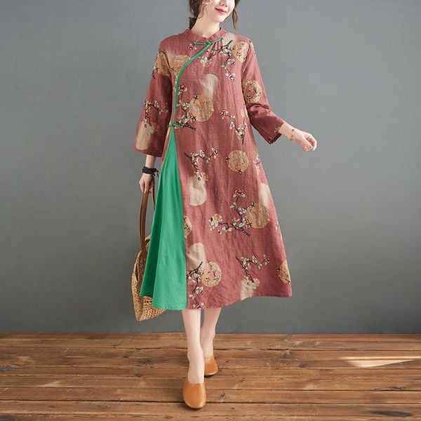 arrival spring summer dress linen cotton print floral chinese style vintage women holiday travel casual dresses, Black;gray
arrival spring summer dress linen cotton print floral chinese style vintage women holiday travel casual dresses, Black;gray