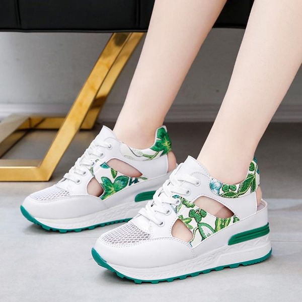 rimocy 2021 women's floral print wedge sandals hollow out mesh platform summer sneakers women hidden heels casual shoes woman, Black
rimocy 2021 women's floral print wedge sandals hollow out mesh platform summer sneakers women hidden heels casual shoes woman, Black
