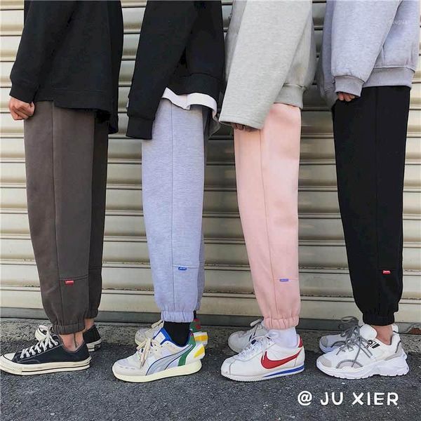 men women sports pants winter cotton trousers thick korean casual ninth japanese streetwear couple loose feet long men's, Black
men women sports pants winter cotton trousers thick korean casual ninth japanese streetwear couple loose feet long men's, Black
