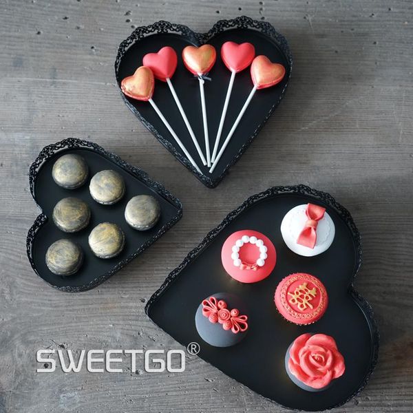 other bakeware originality black heart cake disc lace edge tray the wedding dessert
other bakeware originality black heart cake disc lace edge tray the wedding dessert