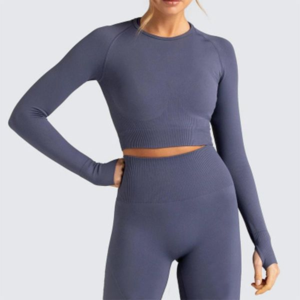 yoga outfit women's seamless long sleeve fitness shirts solid t-shirts running gym breathable quick dry feamle 2021
yoga outfit women's seamless long sleeve fitness shirts solid t-shirts running gym breathable quick dry feamle 2021