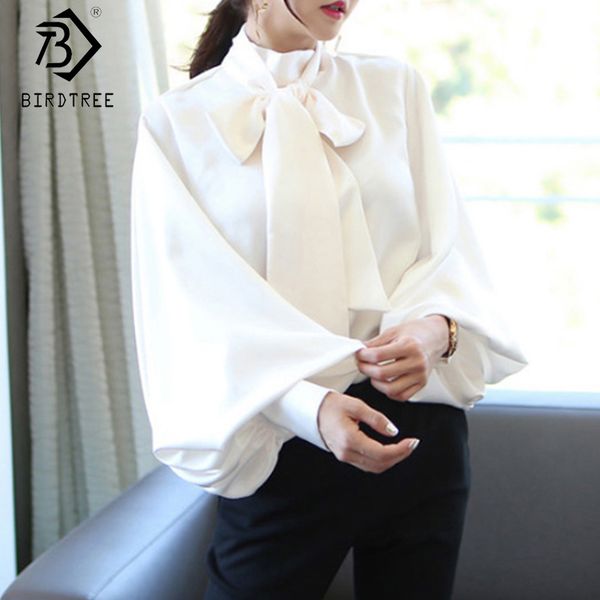 spring new women's office lady lace-up bow chiffon shirt fashion lantern sleeve mandarin collar blouse female t03401o 210419, White
spring new women's office lady lace-up bow chiffon shirt fashion lantern sleeve mandarin collar blouse female t03401o 210419, White