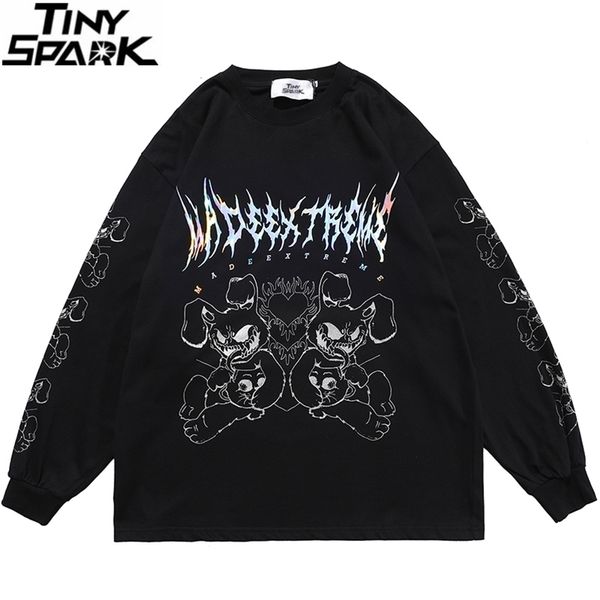 hip hop monster printed oversize t shirt streetwear harajuku cotton t-shirt men spring long sleeve tshirt black tees 210409, White;black
hip hop monster printed oversize t shirt streetwear harajuku cotton t-shirt men spring long sleeve tshirt black tees 210409, White;black