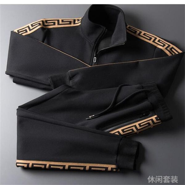 men's tracksuits 2021 sportswear casual suit stand collar long sleeve sweatshirt middle-aged autumn and winter wholesale, Gray
men's tracksuits 2021 sportswear casual suit stand collar long sleeve sweatshirt middle-aged autumn and winter wholesale, Gray