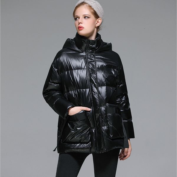 down jacket korean winter fashion hooded 90 white duck women's 2021 thickened short, Black
down jacket korean winter fashion hooded 90 white duck women's 2021 thickened short, Black