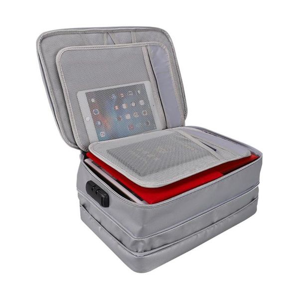 storage bags waterproof fireproof bag multi-layer document pouch with lock three-digit code retractable multifunctional file
storage bags waterproof fireproof bag multi-layer document pouch with lock three-digit code retractable multifunctional file