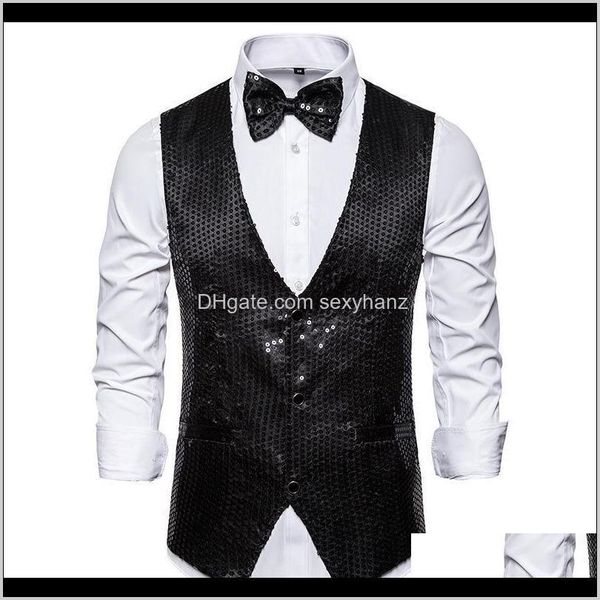 vests outerwear coats mens clothing apparel drop delivery 2021 men sparkling sequined suit with tie waistcoat slim fit cosplay stage costume, Black;white
vests outerwear coats mens clothing apparel drop delivery 2021 men sparkling sequined suit with tie waistcoat slim fit cosplay stage costume, Black;white