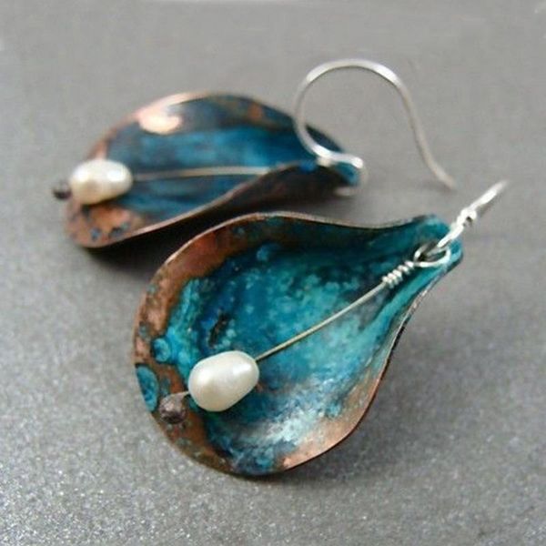 stud simple and unique retro elegant ethnic women's fashion vintage leaf pearl blue earrings for jewelry gift 21705, Golden;silver
stud simple and unique retro elegant ethnic women's fashion vintage leaf pearl blue earrings for jewelry gift 21705, Golden;silver