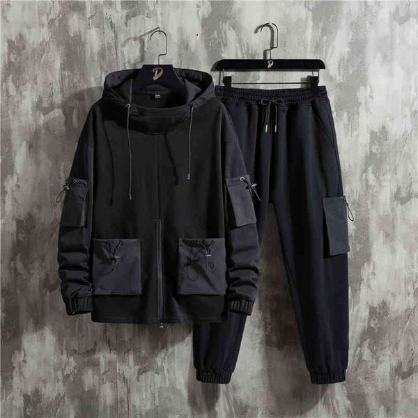 tracksuits hip hop workwear jacket tracksuit jacket+pants 2pc sets baseball loose pullovers coat & long pants mens clothing, Gray
tracksuits hip hop workwear jacket tracksuit jacket+pants 2pc sets baseball loose pullovers coat & long pants mens clothing, Gray