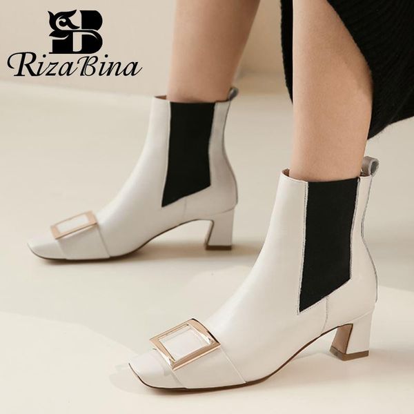 boots rizabina women ankle real leather mixed color high heel fashion winter shoes footwear size 34-39, Black
boots rizabina women ankle real leather mixed color high heel fashion winter shoes footwear size 34-39, Black