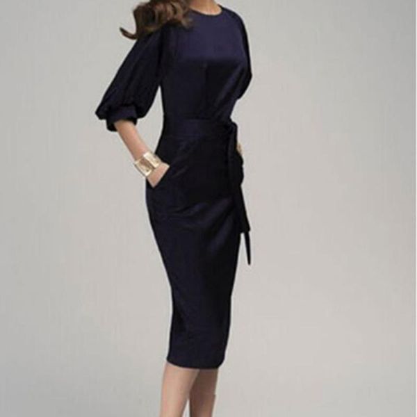 casual dresses bigsweety elegant women dress office lady mid-calf pencil with sashes lantern sleeve slim bodycon party vestidos, Black;gray
casual dresses bigsweety elegant women dress office lady mid-calf pencil with sashes lantern sleeve slim bodycon party vestidos, Black;gray