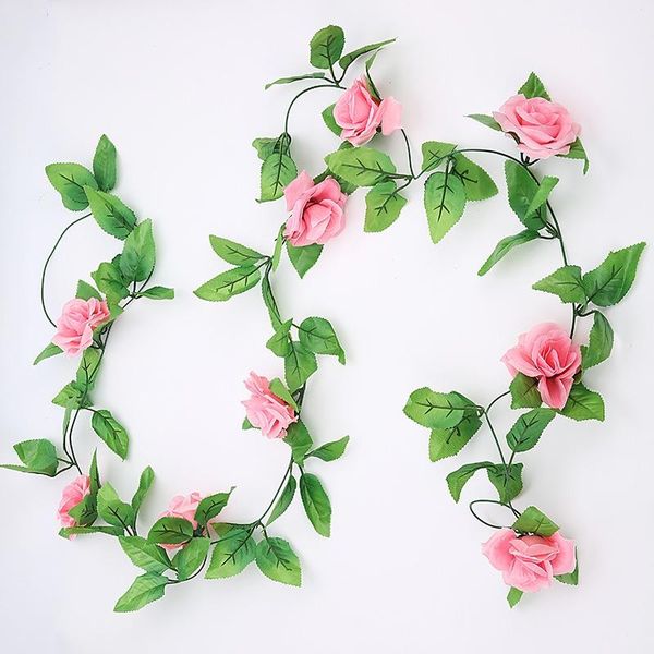 decorative flowers & wreaths 2.4m artificial rose garland silk flower vine rattan wedding garden string decor
decorative flowers & wreaths 2.4m artificial rose garland silk flower vine rattan wedding garden string decor