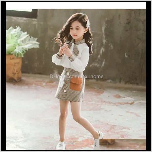 baby baby maternity drop delivery 2021 childrens suit summer kids clothes autumn spring teenage sets for long sleeve shirts plaid skirts 2pc, White
baby baby maternity drop delivery 2021 childrens suit summer kids clothes autumn spring teenage sets for long sleeve shirts plaid skirts 2pc, White