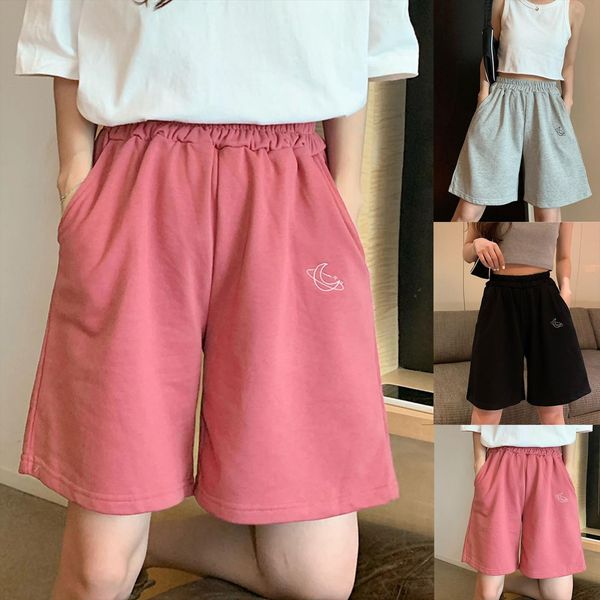 harajuku embroidery elasticity summer korean womens short style sweet students simple oversize pocket yy, White;black
harajuku embroidery elasticity summer korean womens short style sweet students simple oversize pocket yy, White;black