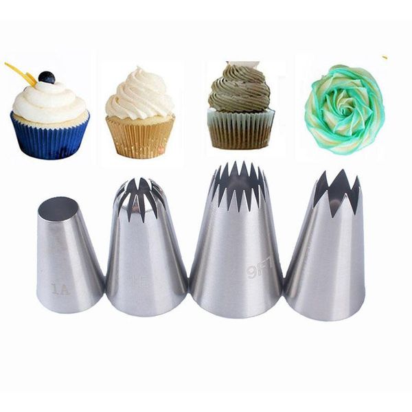 baking & pastry tools 4pc large size icing piping nozzles cake decorating tip stainless steel mouth fondant cream accessories
baking & pastry tools 4pc large size icing piping nozzles cake decorating tip stainless steel mouth fondant cream accessories