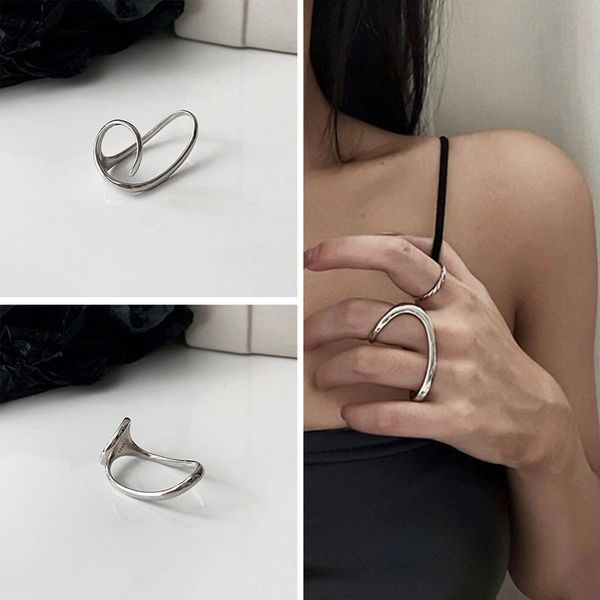 ring fashion jewelry 2021 novel stainless steel irregular women silver color cocktail party finger cluster rings, Golden;silver
ring fashion jewelry 2021 novel stainless steel irregular women silver color cocktail party finger cluster rings, Golden;silver