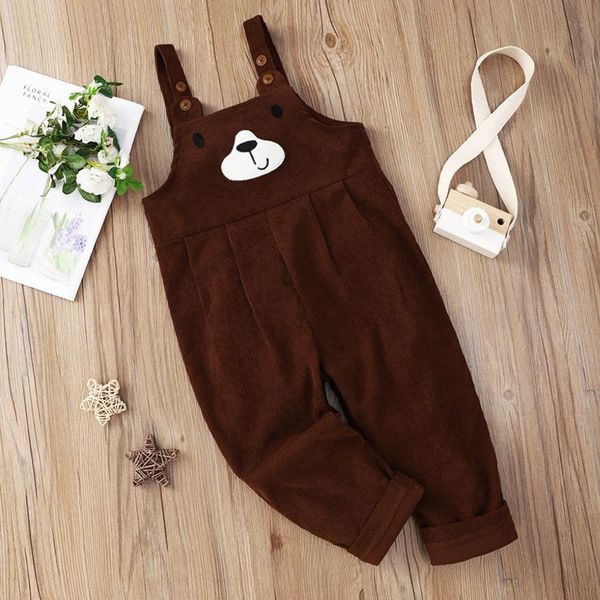 jumpsuits bear print children overalls button corduroy kids suspender pants toddler bib romper jumpsuit winter baby girl, Blue
jumpsuits bear print children overalls button corduroy kids suspender pants toddler bib romper jumpsuit winter baby girl, Blue