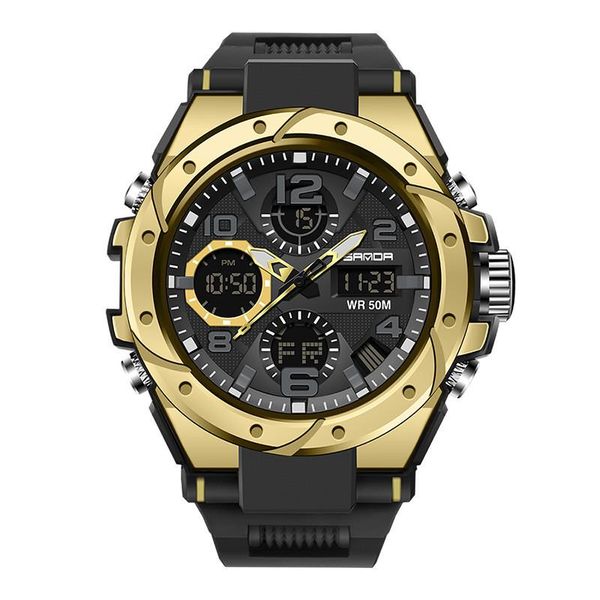 wristwatches fashion dual time zone watch for men student electronic sports waterproof digital watches outdoor men's versatile, Slivery;brown
wristwatches fashion dual time zone watch for men student electronic sports waterproof digital watches outdoor men's versatile, Slivery;brown