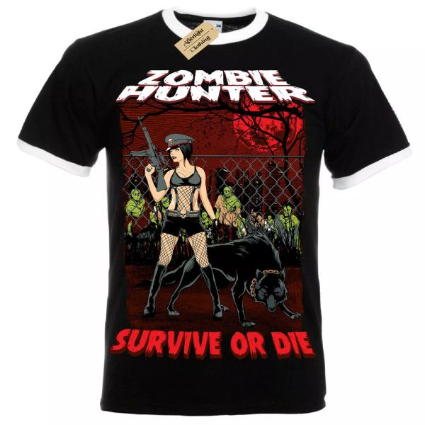 zombie hunter camiseta femenino apocalipsis caminar pinup muerto hombre, White;black
zombie hunter camiseta femenino apocalipsis caminar pinup muerto hombre, White;black