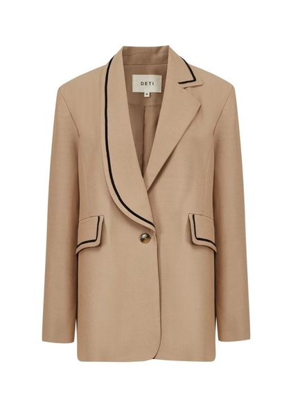 women's suits & blazers long sleeve notched lapel button stripes blazer, White;black
women's suits & blazers long sleeve notched lapel button stripes blazer, White;black