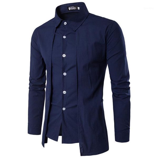 men's casual shirts 2021 autumn men fake two-piece double placket slim fit long sleeve shirt camisa social masculina1, White;black
men's casual shirts 2021 autumn men fake two-piece double placket slim fit long sleeve shirt camisa social masculina1, White;black