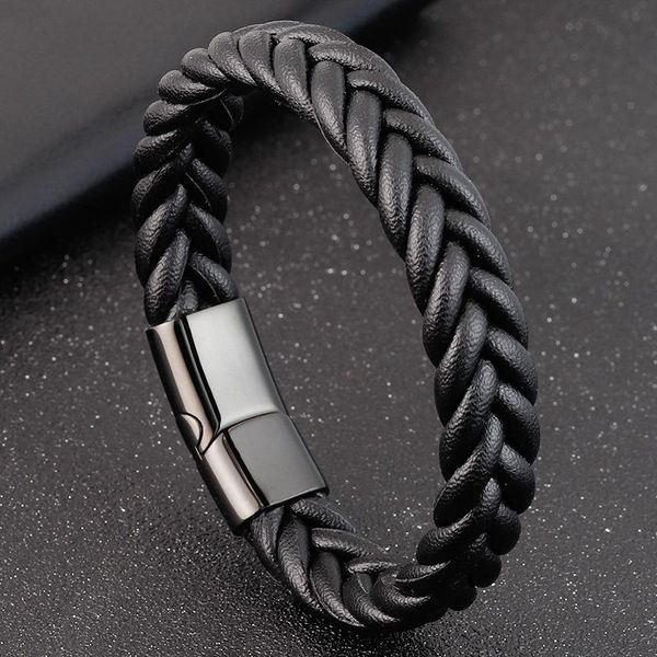 charm bracelets classic style year gift 4 options men's stainless steel leather bracelet multi-color magnetic buckle diy size 19/21cm, Golden;silver
charm bracelets classic style year gift 4 options men's stainless steel leather bracelet multi-color magnetic buckle diy size 19/21cm, Golden;silver