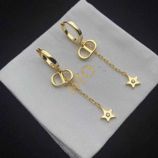 designer jewelry 21 new letter long tassel star pendant earrings female fashion earrings, Silver
designer jewelry 21 new letter long tassel star pendant earrings female fashion earrings, Silver
