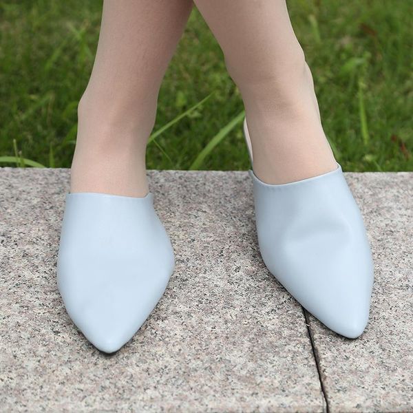 slippers women's baotou half female korean style flat-bottom pointed wild fashion shoes, Black
slippers women's baotou half female korean style flat-bottom pointed wild fashion shoes, Black