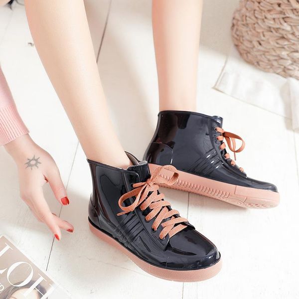 boots fashion women's waterproof anti-slip low-side korean short-tube female casual outdoor student water shoes, Black
boots fashion women's waterproof anti-slip low-side korean short-tube female casual outdoor student water shoes, Black