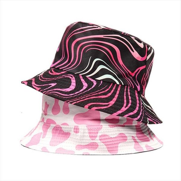 summer reversible pink cow print bucket hats men women striped bob outddor street casual fisherman hat panama, Blue;gray
summer reversible pink cow print bucket hats men women striped bob outddor street casual fisherman hat panama, Blue;gray