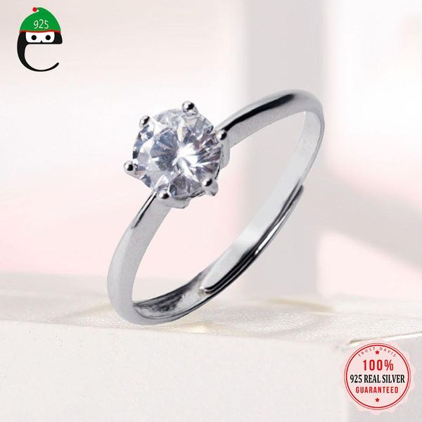 cluster rings elfoplatasi authentic 925 sterling silver sweet 4/5/6mm dazzling cz open finger ring for women wedding fine jewelry gift dd721, Golden;silver
cluster rings elfoplatasi authentic 925 sterling silver sweet 4/5/6mm dazzling cz open finger ring for women wedding fine jewelry gift dd721, Golden;silver