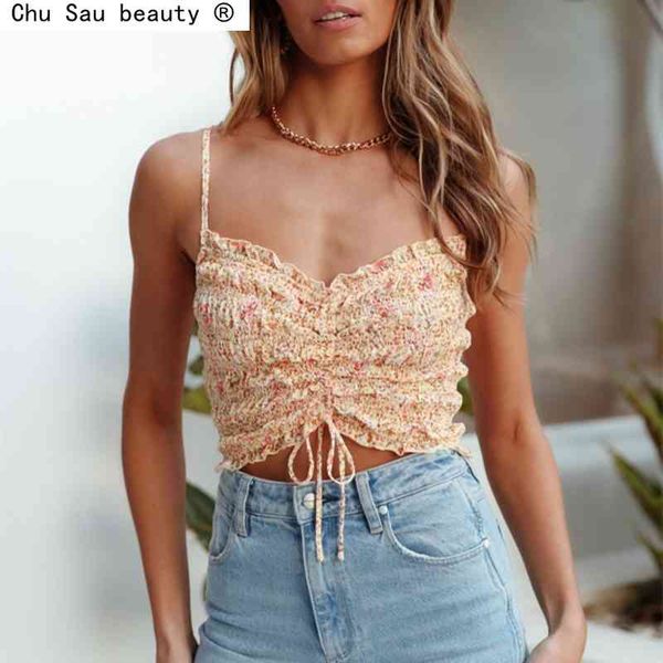 summer french vintage pastoral floral stretch drawstring folds camisole high waist slimming crop women fashion 210508, White
summer french vintage pastoral floral stretch drawstring folds camisole high waist slimming crop women fashion 210508, White