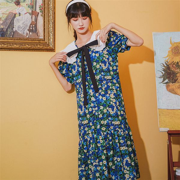 puff sleeve elegant floral print long dress female peter pan collar sweet holiday vestidos summer slim bow 210510, Black;gray
puff sleeve elegant floral print long dress female peter pan collar sweet holiday vestidos summer slim bow 210510, Black;gray