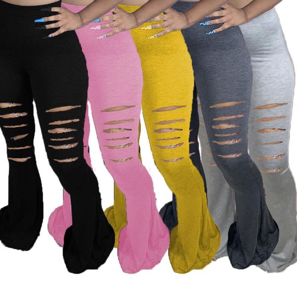 autumn winter women casual fashion solid hole print home sports flare pants streetwear women's & capris, Black;white
autumn winter women casual fashion solid hole print home sports flare pants streetwear women's & capris, Black;white