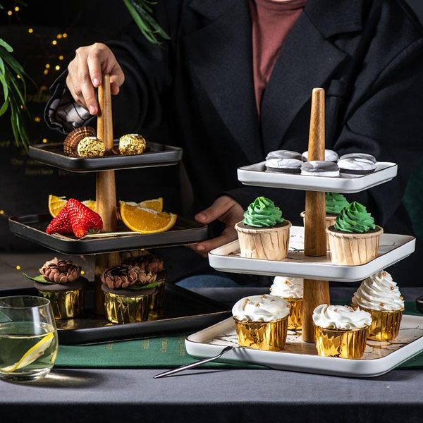 nordic marble three-layer fruit plate modern household ceramic afternoon tea snack cake stand dried chocolate tray other bakeware
nordic marble three-layer fruit plate modern household ceramic afternoon tea snack cake stand dried chocolate tray other bakeware