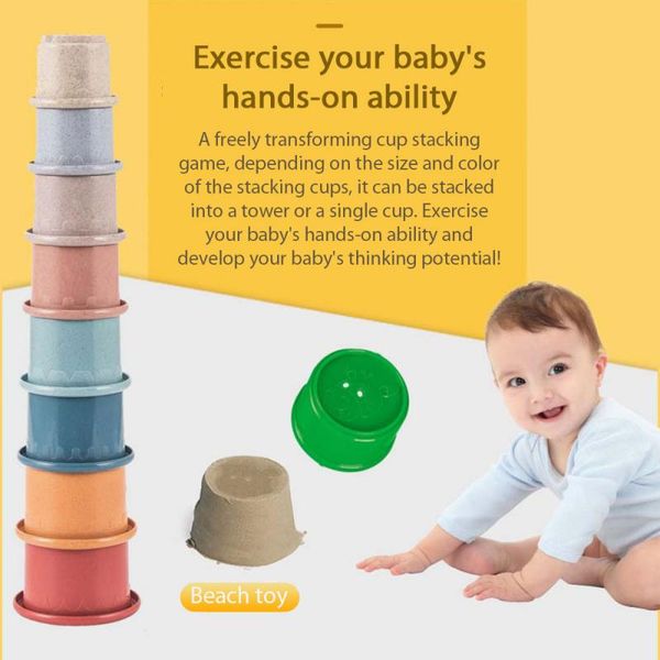 3Pieces/LotChildrens Educational Fun Straw Hourglass Stacking Cups Improve Parent-child Relationship Suitable For Beach Bathroom Etc.
3Pieces/LotChildrens Educational Fun Straw Hourglass Stacking Cups Improve Parent-child Relationship Suitable For Beach Bathroom Etc.