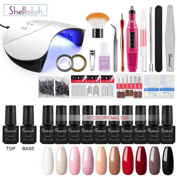 shelloloh all for manicure set gel nail polish art accessories uv led lamp dryer drill machine kit1
shelloloh all for manicure set gel nail polish art accessories uv led lamp dryer drill machine kit1