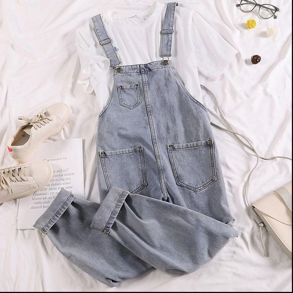 womens jeans jumpsuit summer casual straps denim overalls female korean version of loose harem pants were thin suspenders, Blue
womens jeans jumpsuit summer casual straps denim overalls female korean version of loose harem pants were thin suspenders, Blue