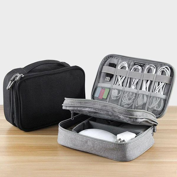 storage bags multifunction double layer electronics accessories bag digital gadget organizer box for hdd usb data cable adapter
storage bags multifunction double layer electronics accessories bag digital gadget organizer box for hdd usb data cable adapter