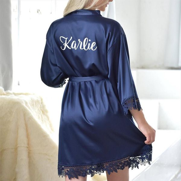 personalized lace nightwear robes wedding women sleepwear satin silk bathrobes custom name bride bridesmaids party gifts, Black;red
personalized lace nightwear robes wedding women sleepwear satin silk bathrobes custom name bride bridesmaids party gifts, Black;red